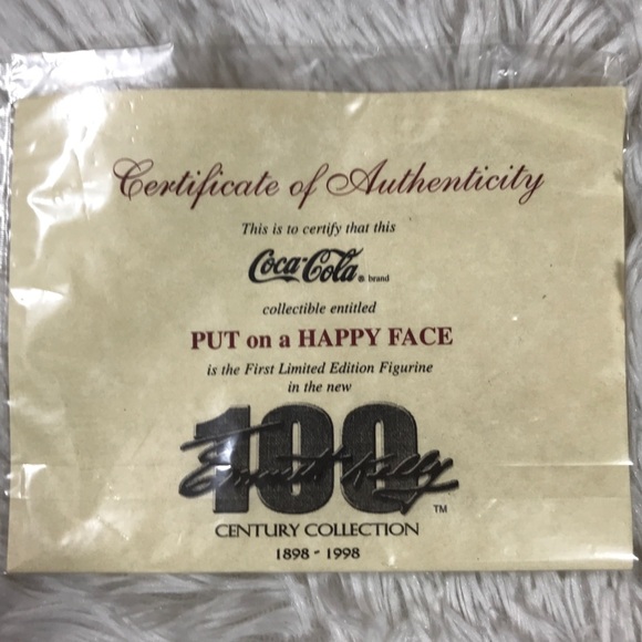 Vintage Coca-Cola Limited Edition Emmett Kelly 'Put on a Happy Face' Figurine - Picture 13 of 16